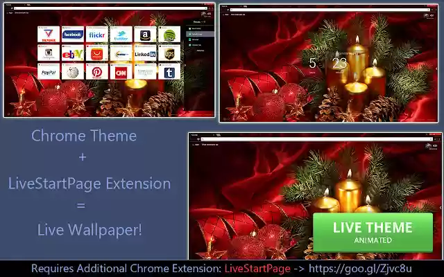 Burning candles for Christmas [LSP]  from Chrome web store to be run with OffiDocs Chromium online
